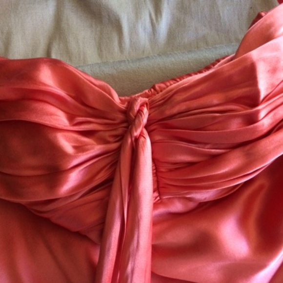 Cache Salmon-Colored Formal Dress - Picture 4 of 4